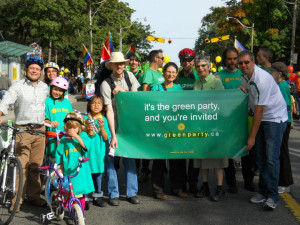 GreatGreenGroup, Cabbagetown Parade, Sep. 11, 2010